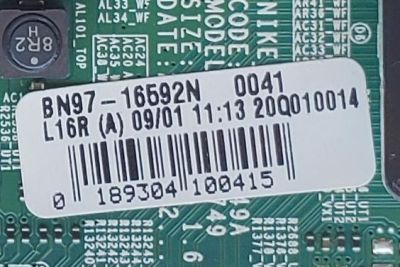 KIT DE TARJETAS PARA SMAR TV SAMSUNG QLED 4K MAIN BN94-15333W / BN41-02749A / BN97-16592N / FUENTE BN4401052A / L65S8NA_THS / T-CON BN4401046C / L65S8NC / PANEL CY-TT065FMAV4H / DISPLAY T650QVN08.E / BN96-50250A / MODELO QN65Q80TAFXZA / QN65Q80TAFXZA AB03 - Imagen 3